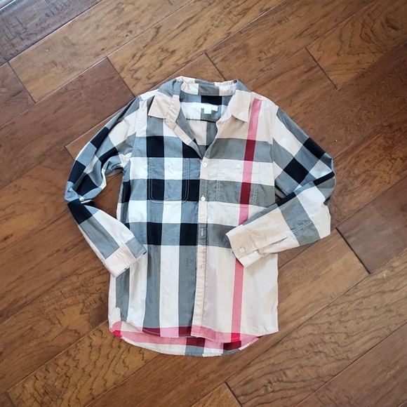 Burberry Other - EUC Burberry Check Button Down